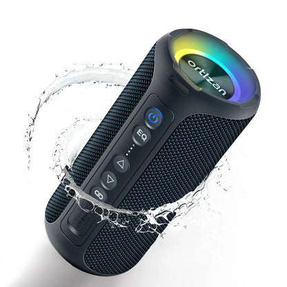 Ortizan Bluetooth Speakers 40W Enhanced Bass Portable 30Hrs IP7 Waterproof
