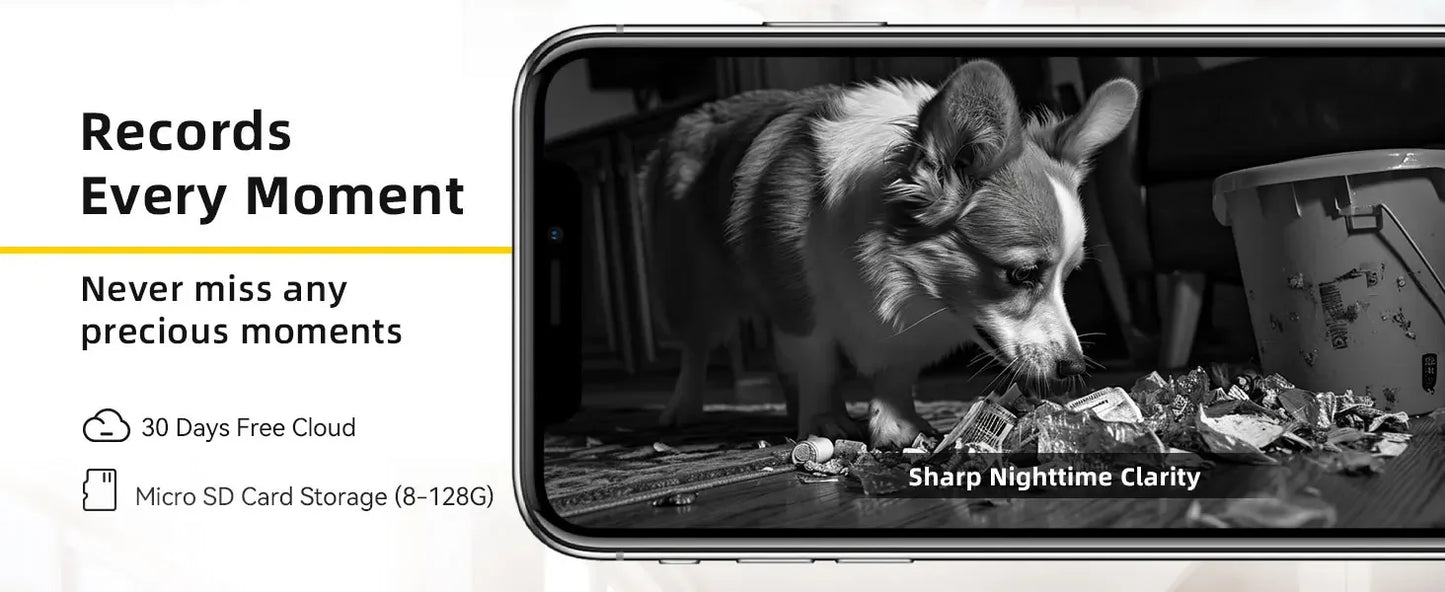 Smart Camera 2K Security Protection Wifi Surveillance 5G/2.4GHz