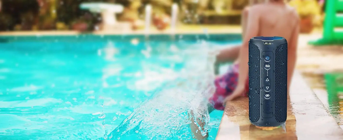 Ortizan Bluetooth Speakers 40W Enhanced Bass Portable 30Hrs IP7 Waterproof