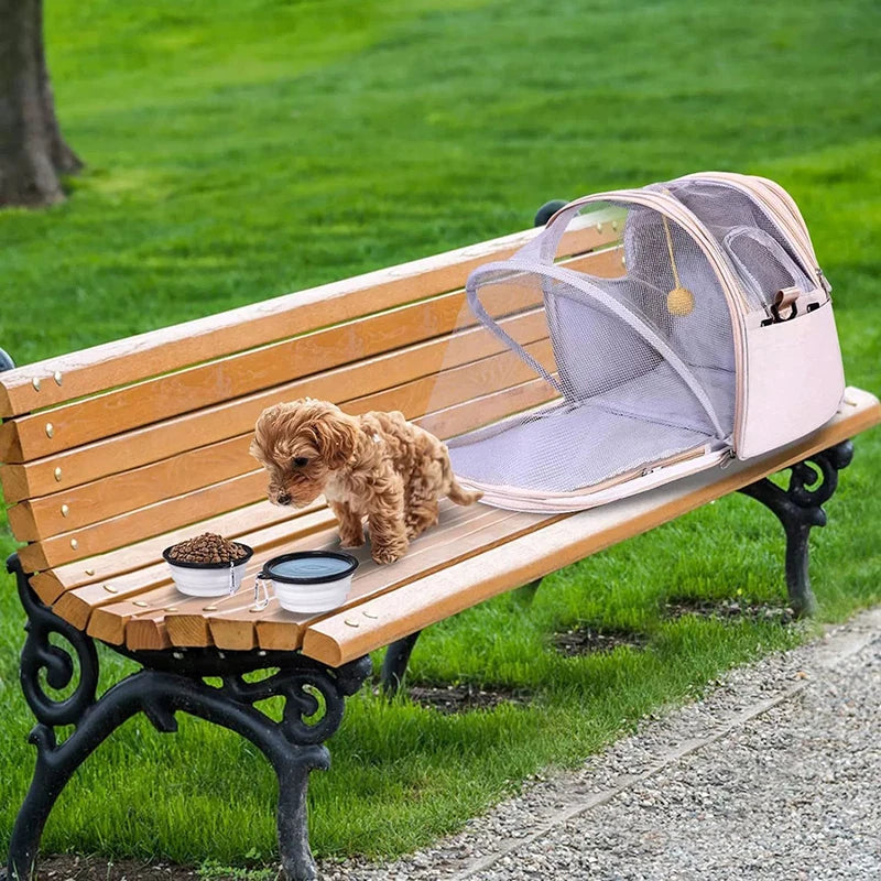 2-in-1 Multifunctional Cat Backpack With Double Expandable