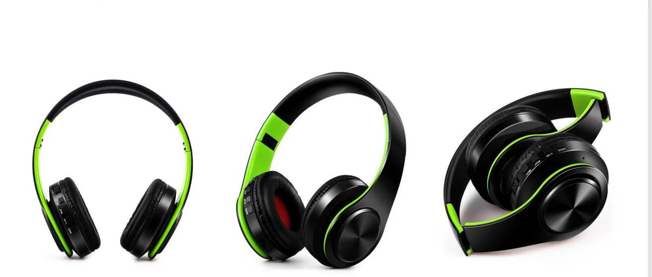 Wireless Headphones Bluetooth Stereo Headset Game with Build-in MIC with Universal for Android and iOS