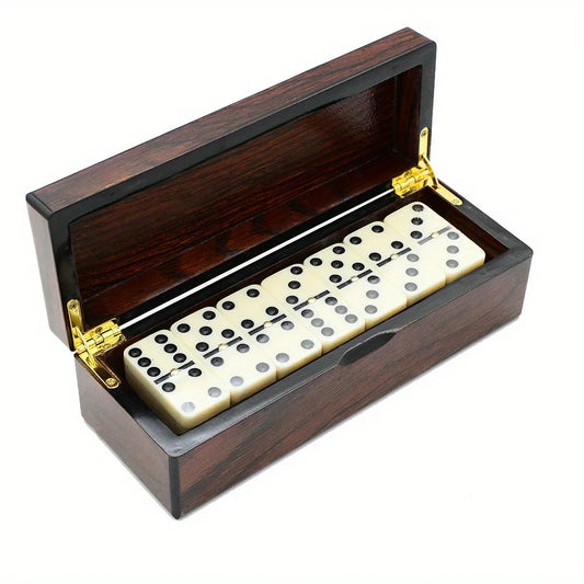 Wooden Dominoes Game Set 28pcs