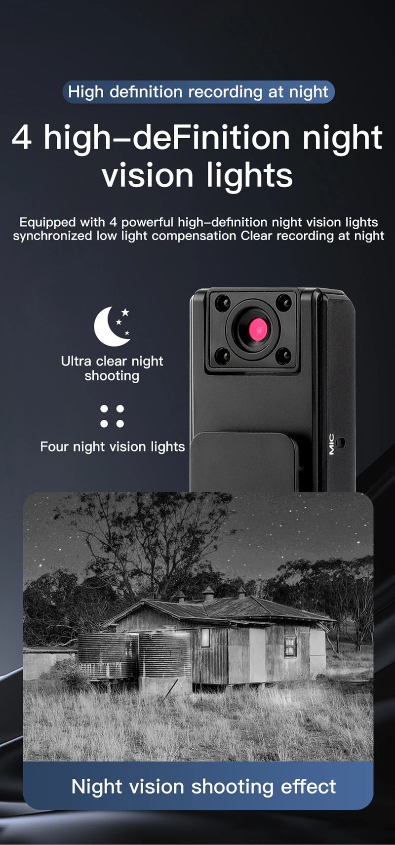 Xiaomi A9 High-definition 1080P Mini Camera with Night Vision