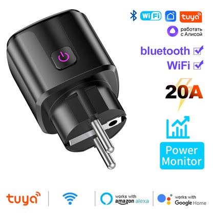 Smart Plug Tuya Smart Socket EU 20A