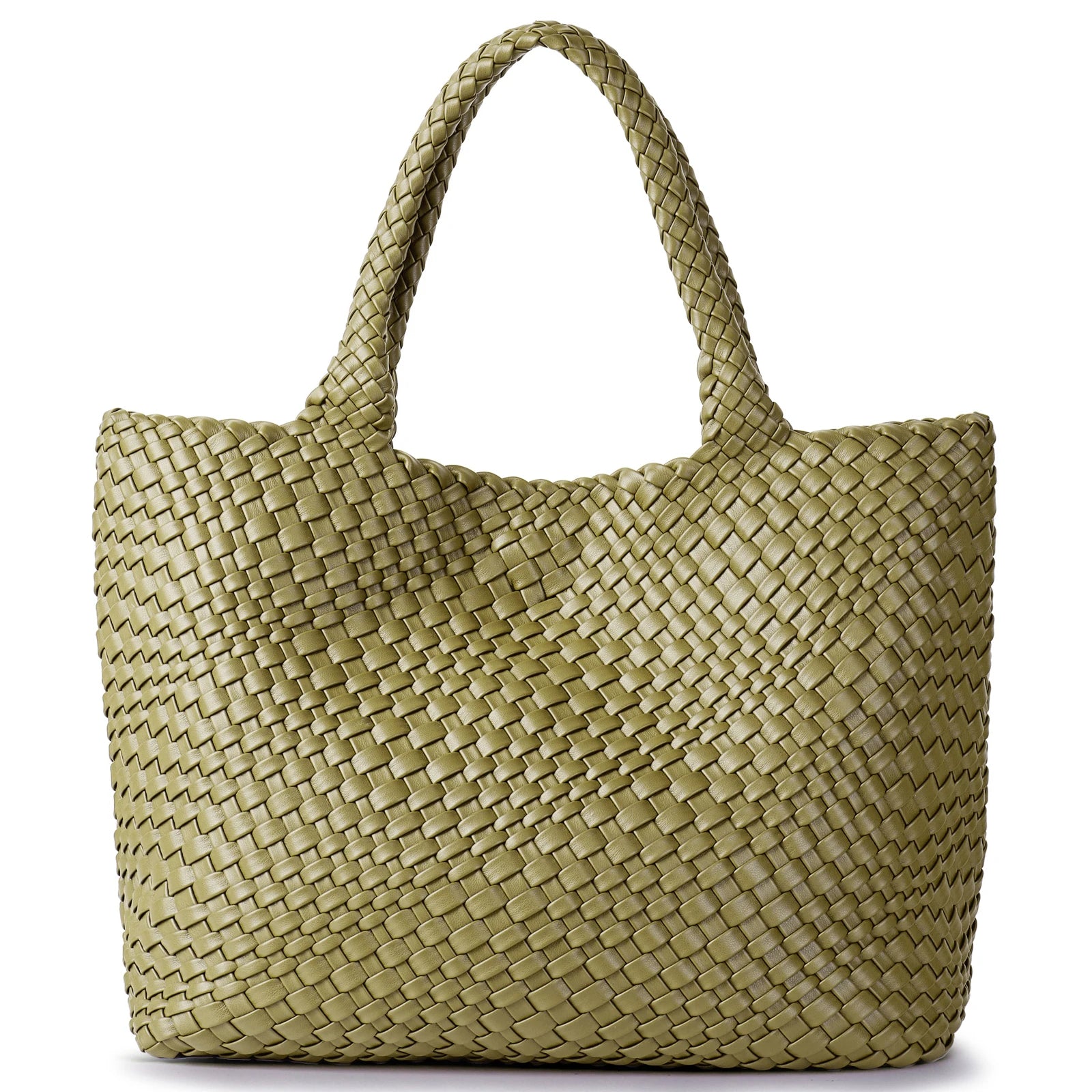 AVELIÉ – BOLSO TOTE DE CUERO VEGETAL TEJIDO
