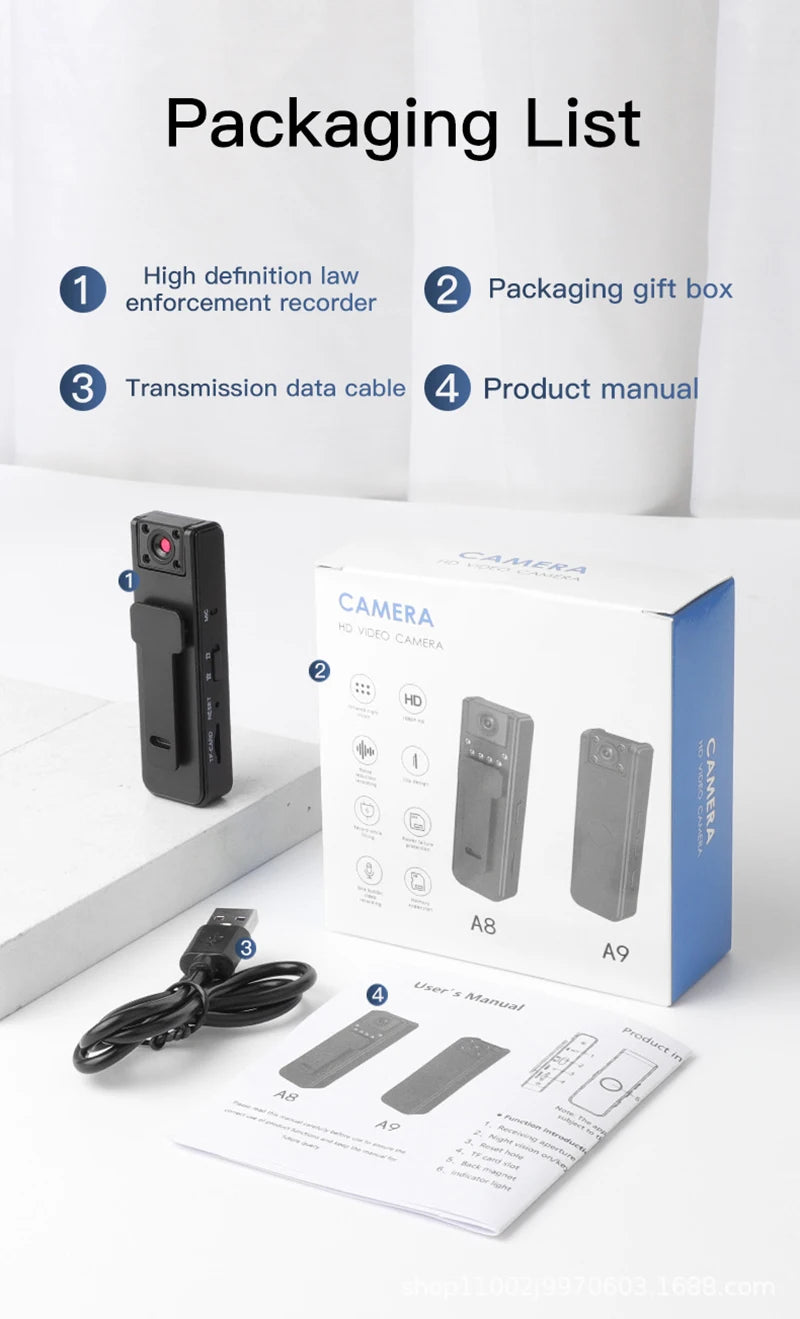 Xiaomi A9 High-definition 1080P Mini Camera with Night Vision