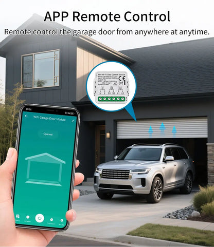 Tuya Smart Garage Door Switch Module