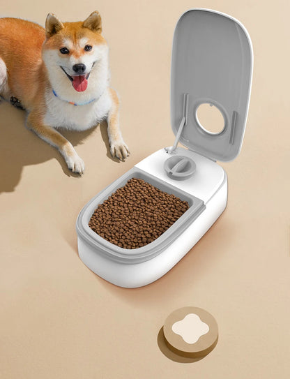 Pet Automatic Timing Feeder Detachable Auto Dog Dry Food Dispenser