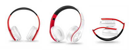 Wireless Headphones Bluetooth Stereo Headset Game with Build-in MIC with Universal for Android and iOS