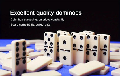 Wooden Dominoes Game Set 28pcs