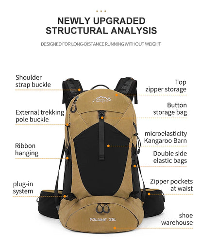 Mountaineering backpack 35 liters