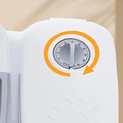 Pet Automatic Timing Feeder Detachable Auto Dog Dry Food Dispenser