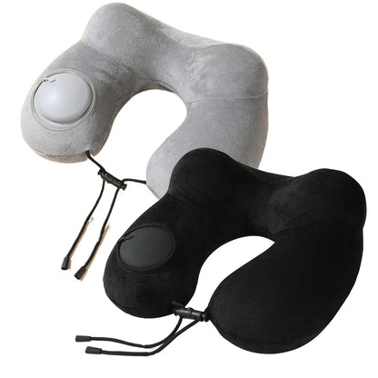 Portable Neck Pillow Press And Inflate