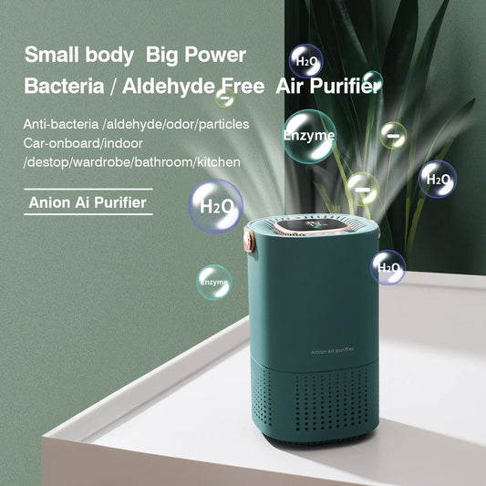 Portable Air Purifier Ionizer Negative Ion Generator