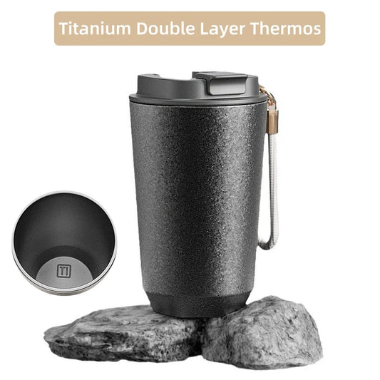 Titanium Coated Thermos Coffee Tea