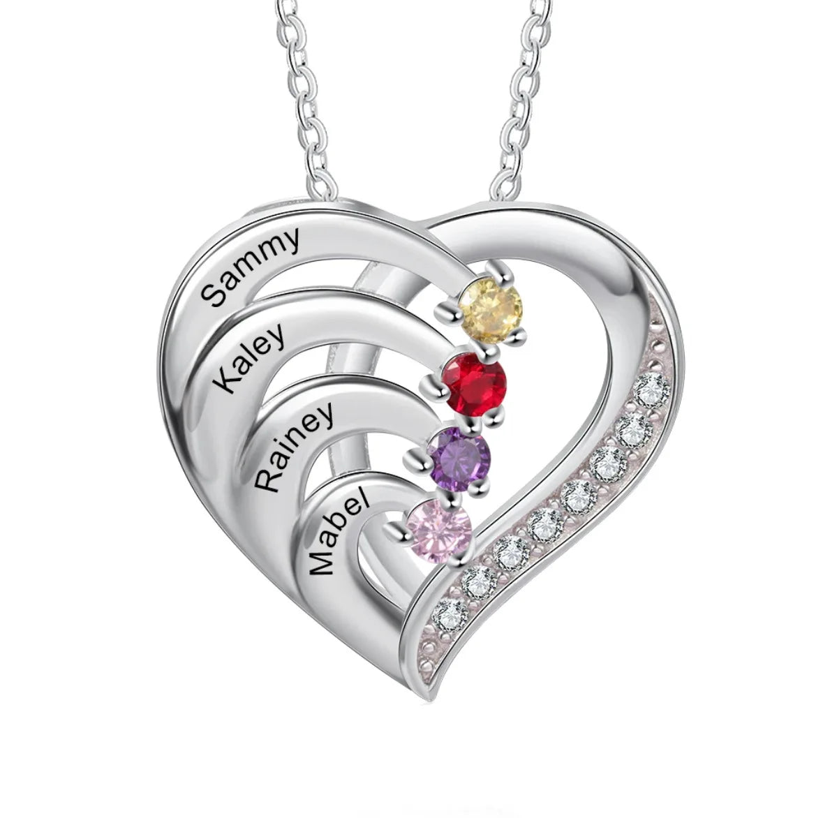LYVORA – COLLAR COLGANTE LETRA EN PLATA S925