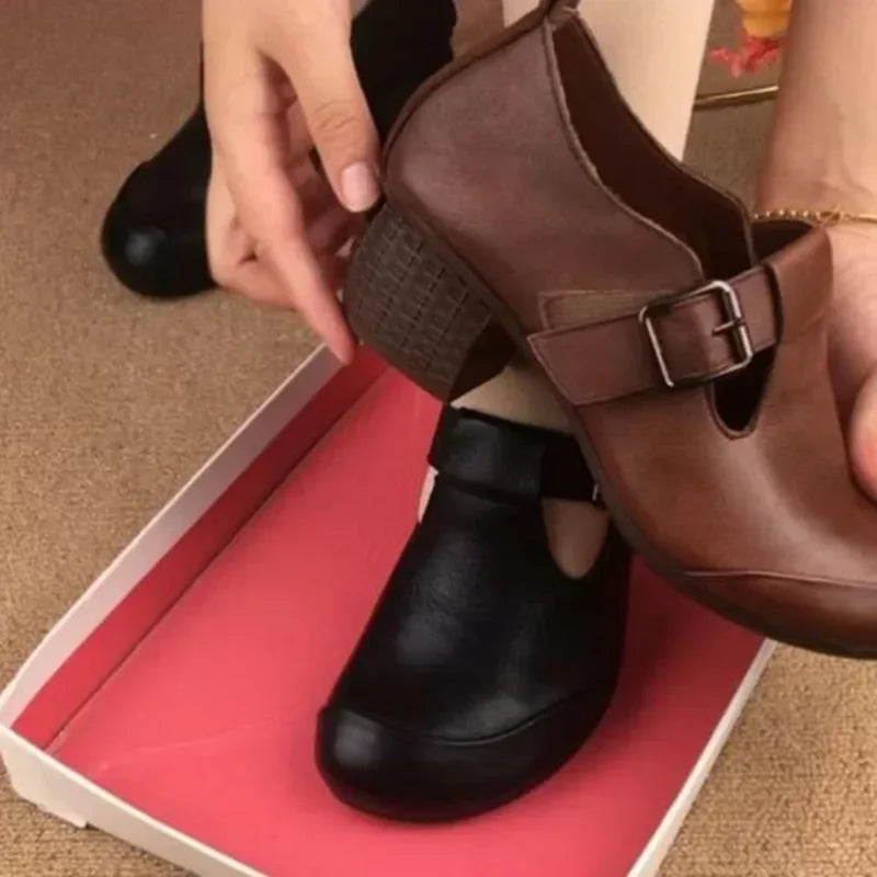 RETROVA – HANDMADE RETRO STYLE WEDGE SHOES