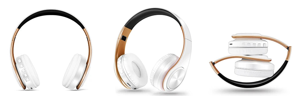Wireless Headphones Bluetooth Stereo Headset Game with Build-in MIC with Universal for Android and iOS