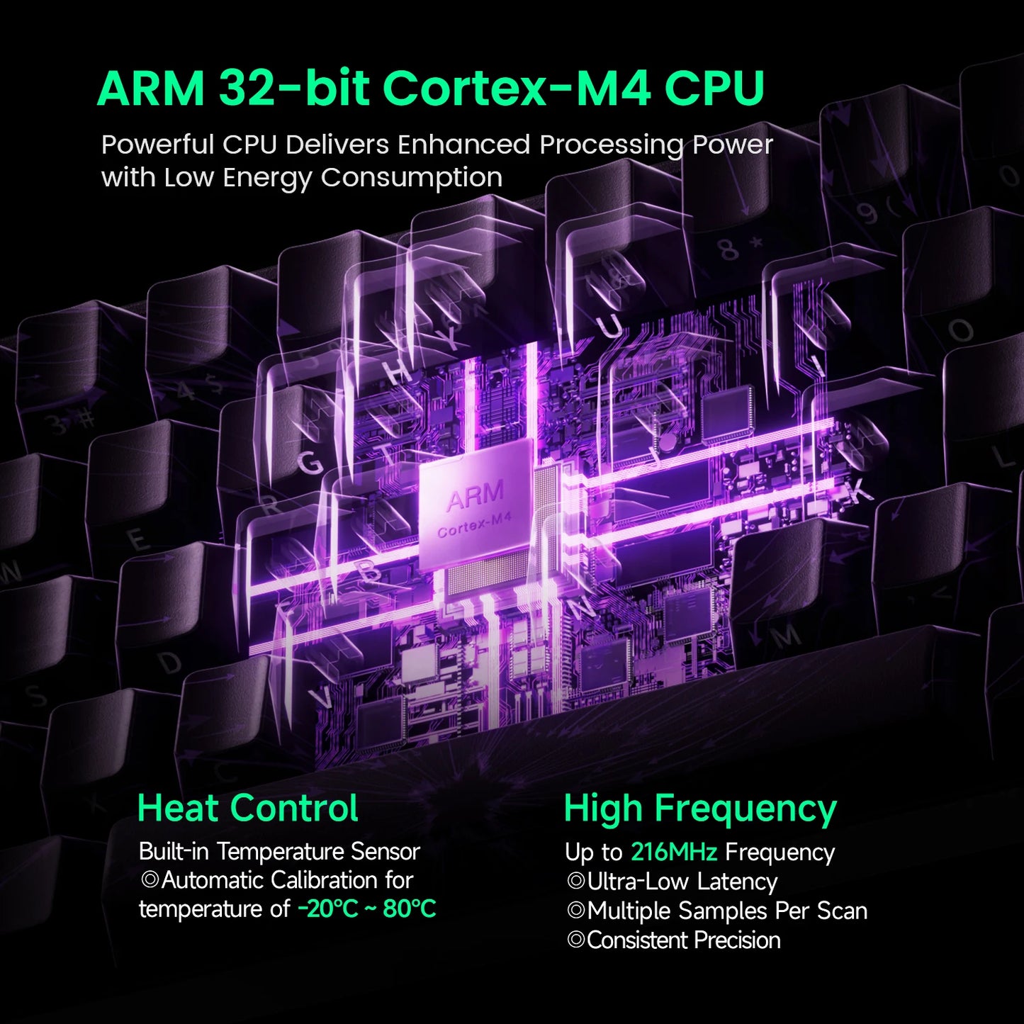 Mechanical Keyboard Magnetic Switch 0.01mm 8K ARGB HE/TMR