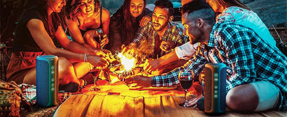 Ortizan Bluetooth Speakers 40W Enhanced Bass Portable 30Hrs IP7 Waterproof