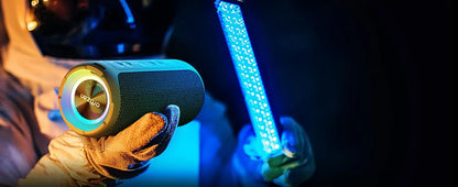 Ortizan Bluetooth Speakers 40W Enhanced Bass Portable 30Hrs IP7 Waterproof