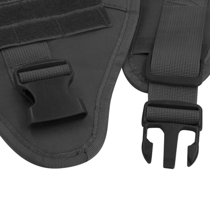 Large Dog Collar Military Harness