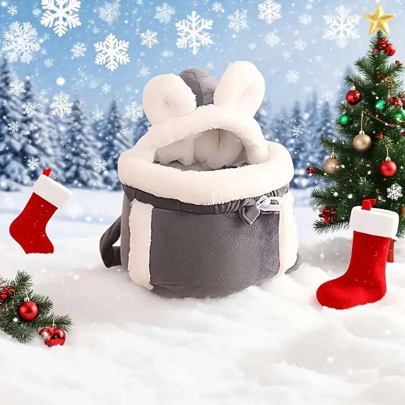 Winter Warm Pet Carrier Backpack