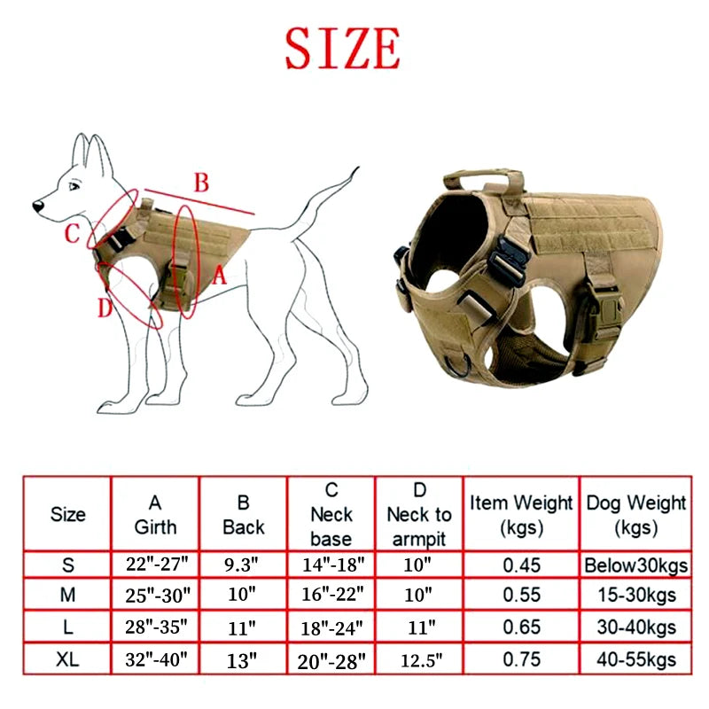 Large Dog Harness And Leash Set