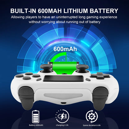 GAMINJA Wireless Gamepad With 6-axis Gyroscope For PS4, PS3, PC