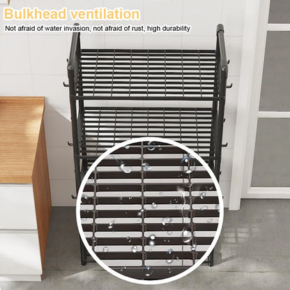 5 Tier Storage Shelves Heavy Duty Shelving Unit 66 Lbs Capacity