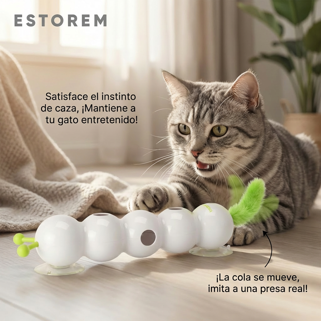 Juguete Interactivo Automático para Gatos