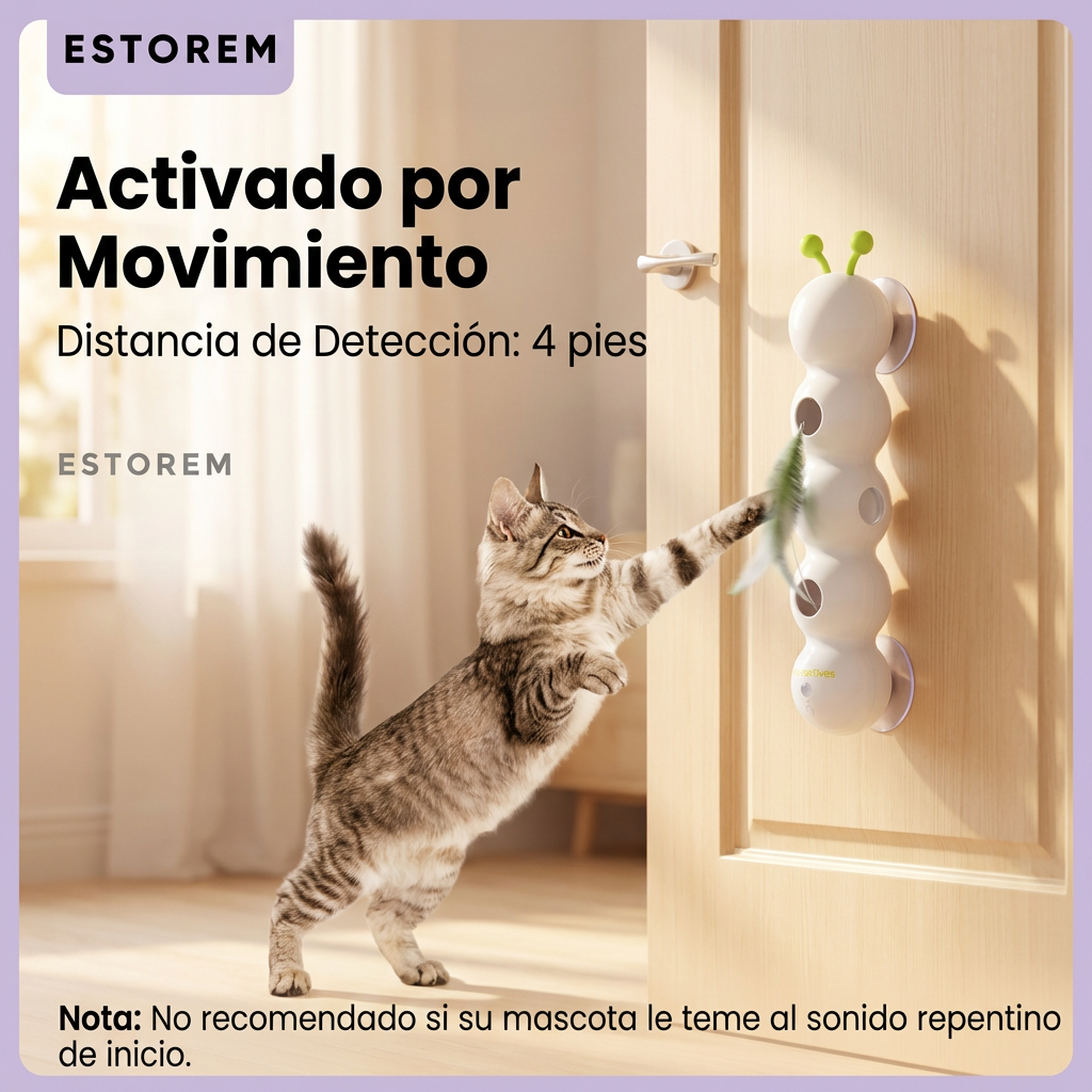 Juguete Interactivo Automático para Gatos