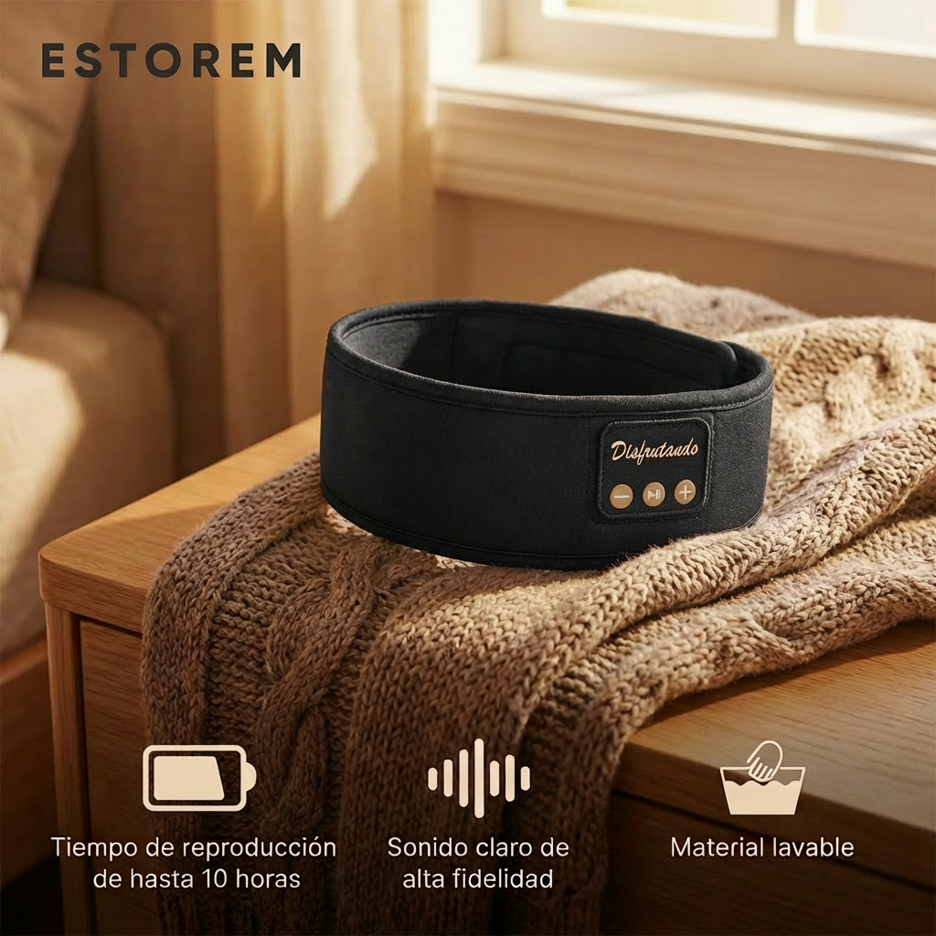 Diadema Bluetooth para Dormir y Deporte